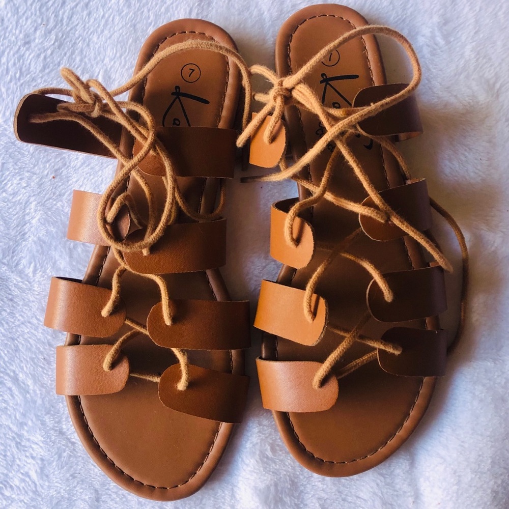 Brown sandals